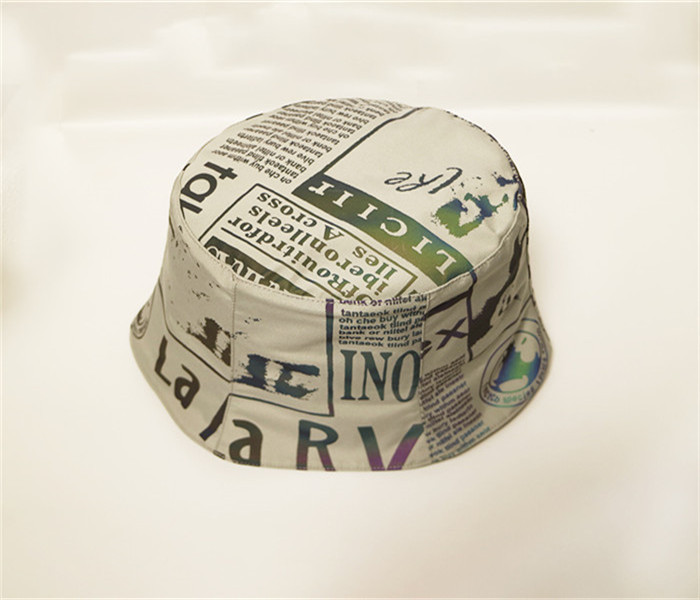 New Style ACE Unisex Custom Graffiti Paint-splashing Style Design Logo Soft Bucket Fisherman Cap Hat
