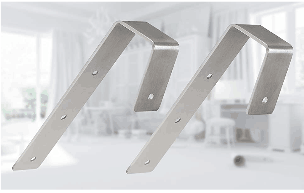 Stainless Steel Bunk Bed Ladder Hooks Inside Width 1.4*2.15* Length 6.3inch Pack of 2