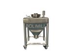 Corn Flour Powder Storage Container Powder Silos Complies For Vacuum Conveyor