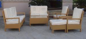 Quality Fashion Modern Outdoor Rattan Furniture Sofa Set With 3 Seat Couch wholesale