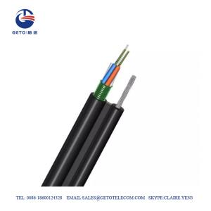 Quality GYTC8S 12 strand Overhead fiber optic cable wholesale