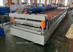 Steel Metal Roof Sheet Making Machine 3kw Power High Grade Rigidity
