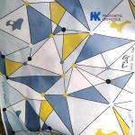 Geometric Figure Orthotic Transfer Paper Customized Color Width 60cm