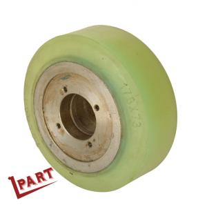 Quality Electric Reach Forklift Drive Wheel Polyurethane Balance Wheel 178x73mm wholesale