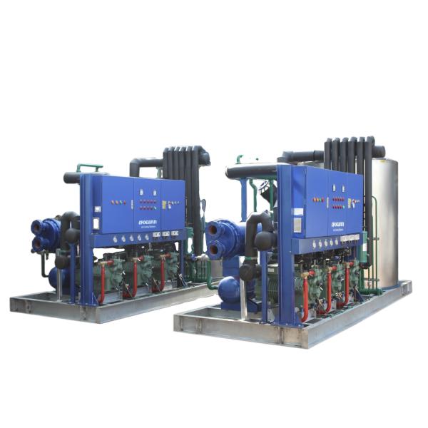 Stainless Steel 304 Industrial Flake Ice Compactor for 40T Ice Bar Production in