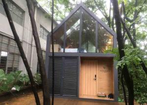 Quality Light Wood Taupe One Bedroom Prefab Homes Customized Prefab Timber Homes wholesale