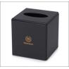 Buy cheap 130*130*135mm square black acrylic hotel guestroom tissue box for Sheraton hotel from wholesalers