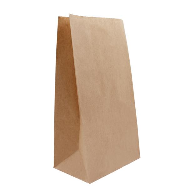 Oil Resistance Custom Printed Kraft Bags , Custom Brown Paper Bags Thickness 30
