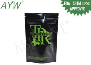 Quality Matte Colour Medication Lock Bag , LDPE Clear Zipper Smell Proof Bag For Food wholesale