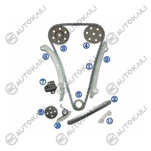 Quality Plastic PA66 / PA46 Timing Chain Kit For FORD FOCUS 2.0L 121CID DURATEC DOHC 16V L4 2005-2011 wholesale