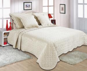 Quality Hypoallergenic Reversible Velvet Polyester Bedspread wholesale