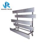 Straight 5 Row Bleachers , Fireproof Portable Aluminum Bleachers With Foot Pads