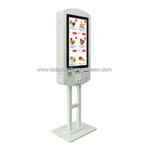 China FCC Double Sided 32 Inch LCD Self Ordering Kiosk For Restaurant on sale