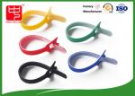 Self Adhesive Hook And Loop Fasteners Black Cable Ties Eco - Friendly