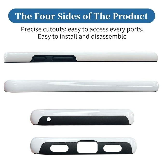 PC TPU Blank Tough 3D Sublimation 2 In 1 Double Layer Protective Phone Case For Google Pixel 6 Pro