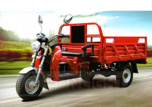 Quality 4 Stroke Three Wheel Dump Truck , Petrol Motorized Cargo Trike Long Working Life wholesale