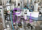 Stainless Steel Bottle Adhesive Labeling Machine PLC Controlled System