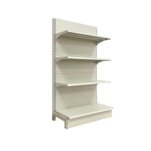 Quality American White Steel Grocery Store Display Rack Supermarket Shelf Rack wholesale