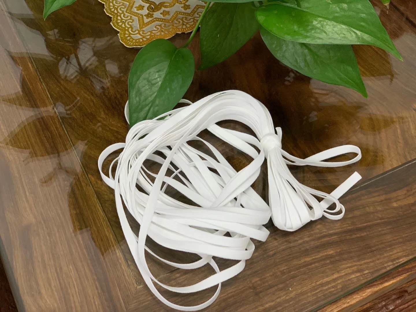Surgical White Elastic String Earloop 7mm White Surgical Long Service