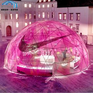 Quality Durable Geo Dome Tent Ceiling Decoration with Fatastic Lights wholesale