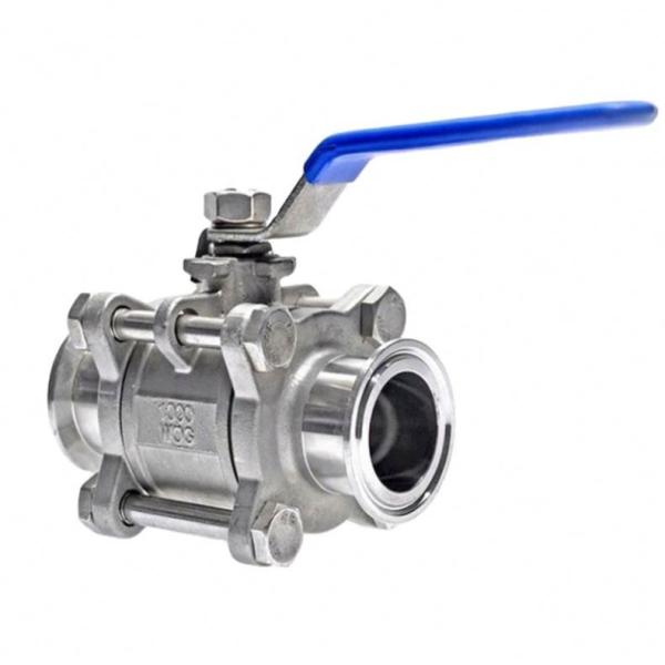 ISO9001 Certified Sanitary Stainless Steel 304/316L Tri Clamp Ball Valve for