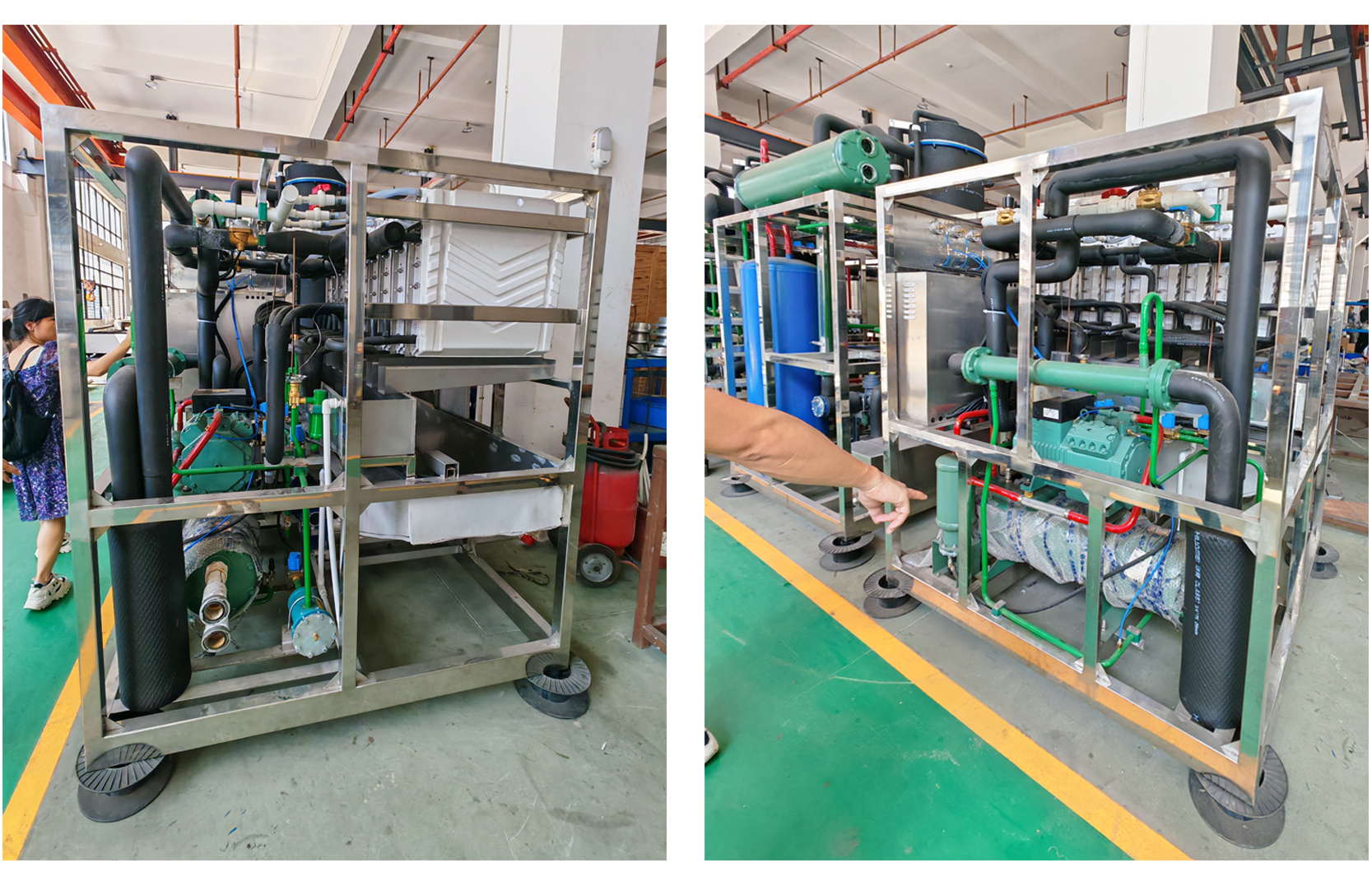 Commercial Ice Making Machine 5 Tons 5000kg Big Ice Cube Block Maker for Business Sale Prices