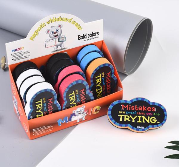 Cheap Personalised Magnetic Officeworks Whiteboard Eraser Clouds Eva for sale
