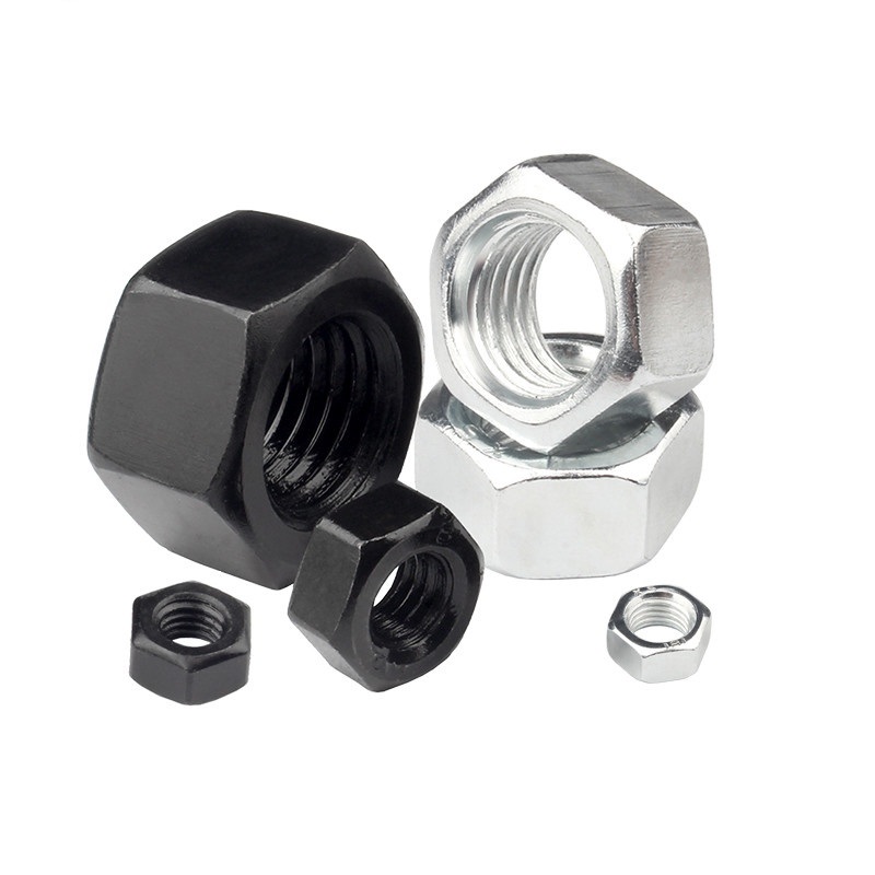 ISO9001 Certified Black Oxide M2-M30 Hex Nut DIN934 Nut and Bolt for Construction