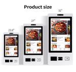 Wall Hot sale wall Mounted 18.5 Self-service Payment Kiosk 58mm Thermal Printer