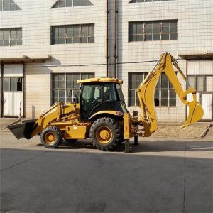 Quality 4 Wheel Drive Backhoe Loader Equipped With Hydraulic Breaking Hammer wholesale