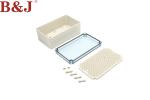 Plastic Electrical Enclosure Box Waterproof , Grey Wall Mount Weatherproof