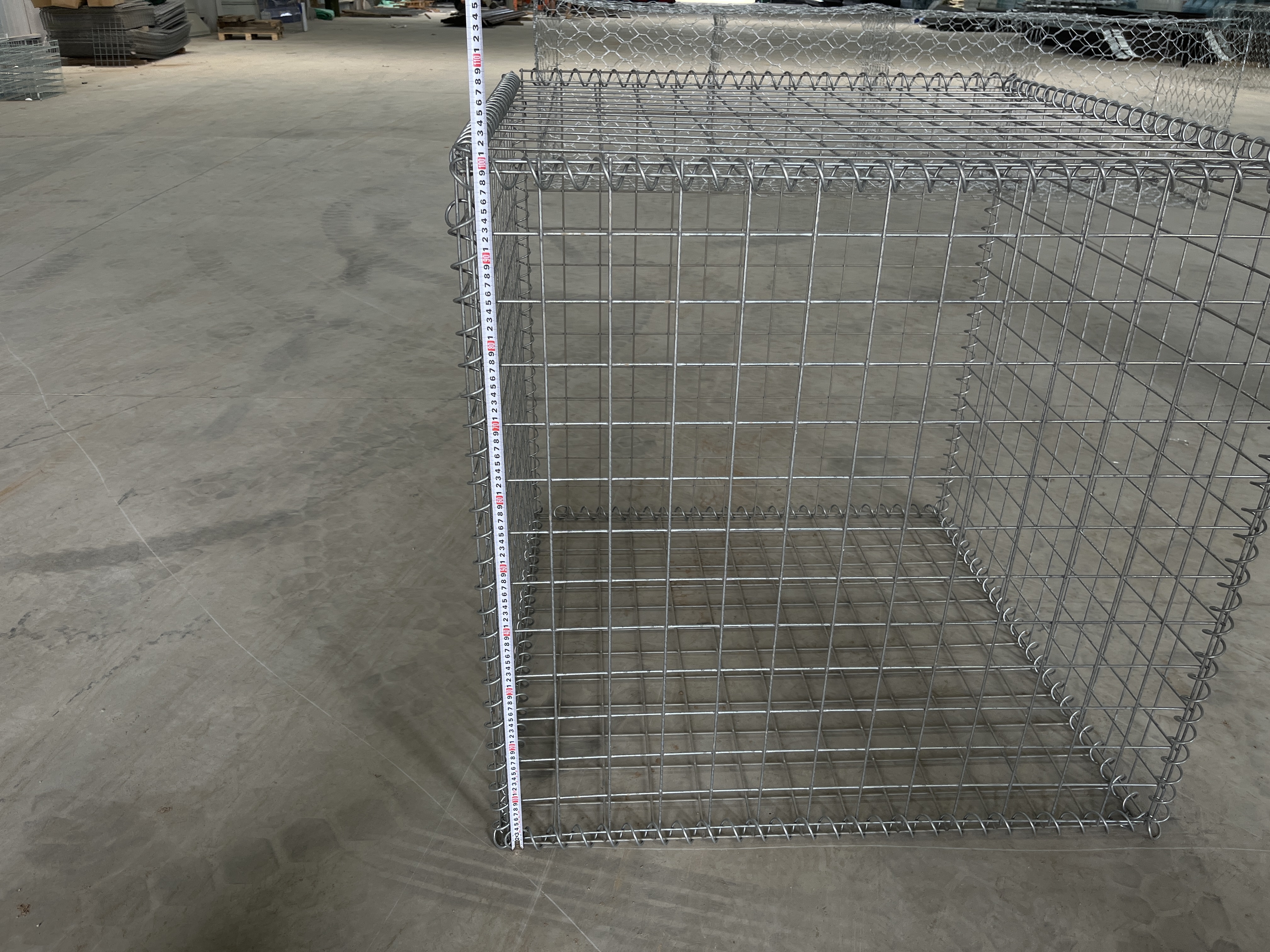 Heavy Mesh Welded Gabion Box - 50×50mm Galvanized Steel Stone Cage