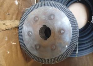 Quality Heavy Duty Twisted 18 Inch Knotted Wire Wheel Brush Roller For Rust Removal wholesale