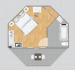 Overwater Bungalow Resort Inn Waterproof Ventilation Light Steel Frame