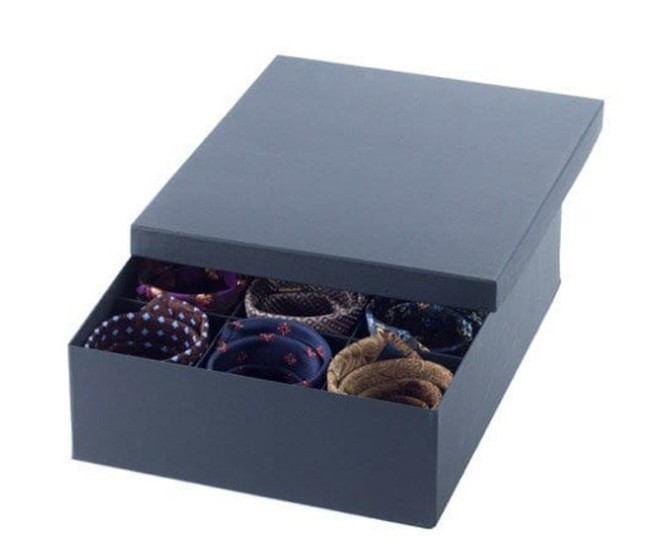 custom business tie packaging box luxury three six nine pieces tie box