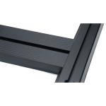 Black 1500x1425 Customized Roof Racks Luggage Carrier for Pickup Trucks Steel