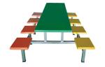 fiberglass or FRP dining table and square stool