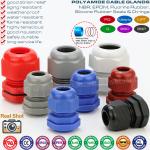 IP69K/IP68 Watertight Plastic PG Electrical Cable Glands & Polymer Metric