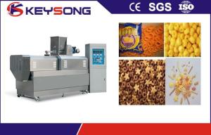 Quality Industrial Corn Flakes Production Line , Double / Single Screw Extruder Machine wholesale