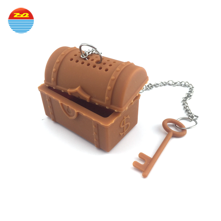 Custom Food Grade Hot Selling Silicone Treasure Case coffee milk frother Tea Infuser