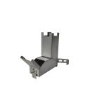 Silver Outdoor Cooking 25cm Stainless Steel Rocket Stove/Mini Rocket Stove