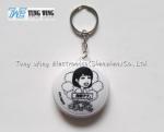 ABS Music Keychain , Music Keyring 2D 3D Process With Customized Logo / Sound