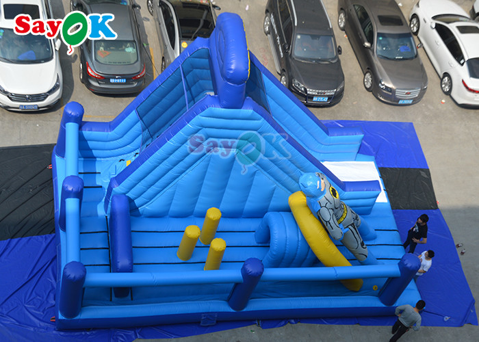 Titanic Inflatable Slide PVC Inflatable Bouncer House Water Slide Combo Commercial Jumping Castle
