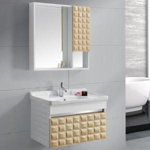 Quality Modern Alunimun Bathroom Vanity/ all aluminum bathroom cabinet/Mirror Cabinet /DB-8145,800X450mm wholesale