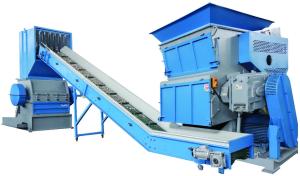 Quality PP Jumbo Bag / Lump Plastic Granulator computerized Plastic Shredder Granulator 800kg/Hr wholesale