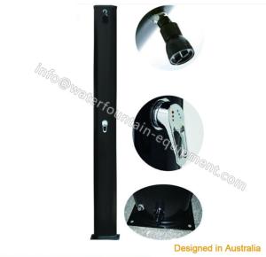 Quality Eco Anti Corrosive Outdoor Pool Shower , 7 Foot Swimming Pool Shower With Footwash wholesale