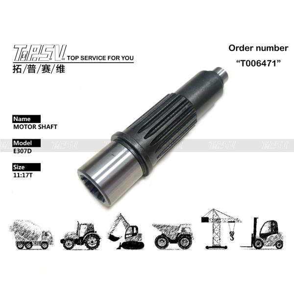 307-4176 High Durability E307C Excavator Travel Motor Shaft Pump Parts with