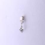 Wholesale cool earrings stainless steel body piercing jewelry skull huggie