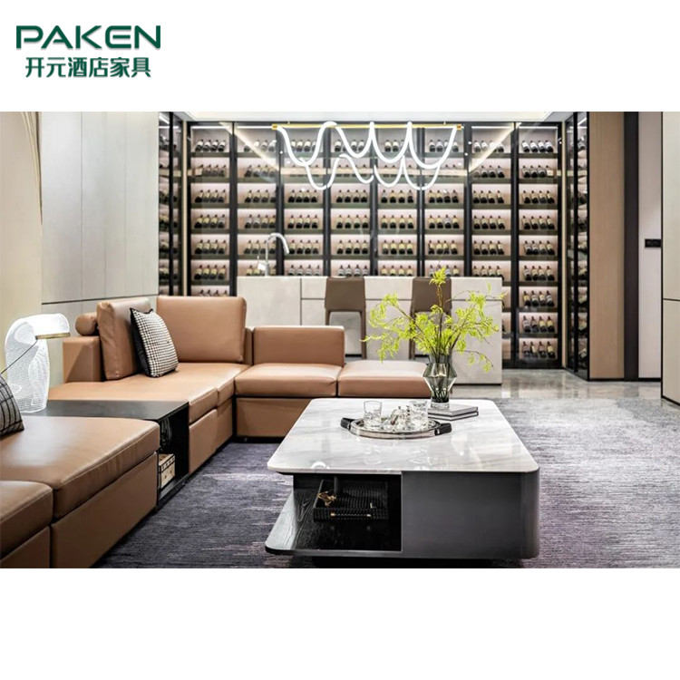 Customize Luxury Villa Furniture Bedroom Furniture Living Room Furniture&Popular Design Concise Style Bedroom