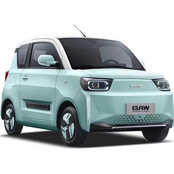 120km Pure Electric Beiqi Baw Yuanbao Pony 4 Seats Mini Ev for Adults Energy